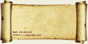 Anđa Adamović vizit kartica